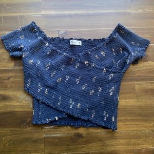 Women’s Hollister Off the Shoulder Crop Top